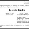 Linder Leopold 1925-2010 Todesanzeige